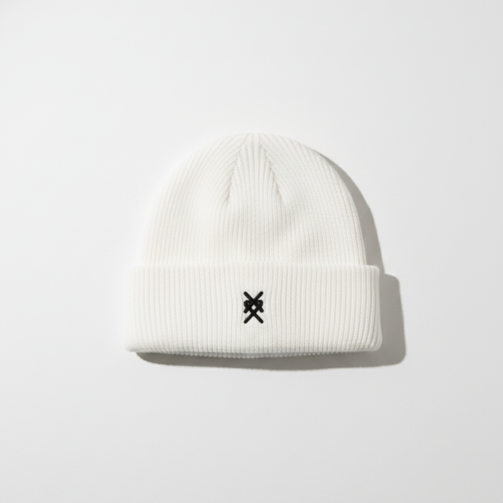 LAB White Beanie